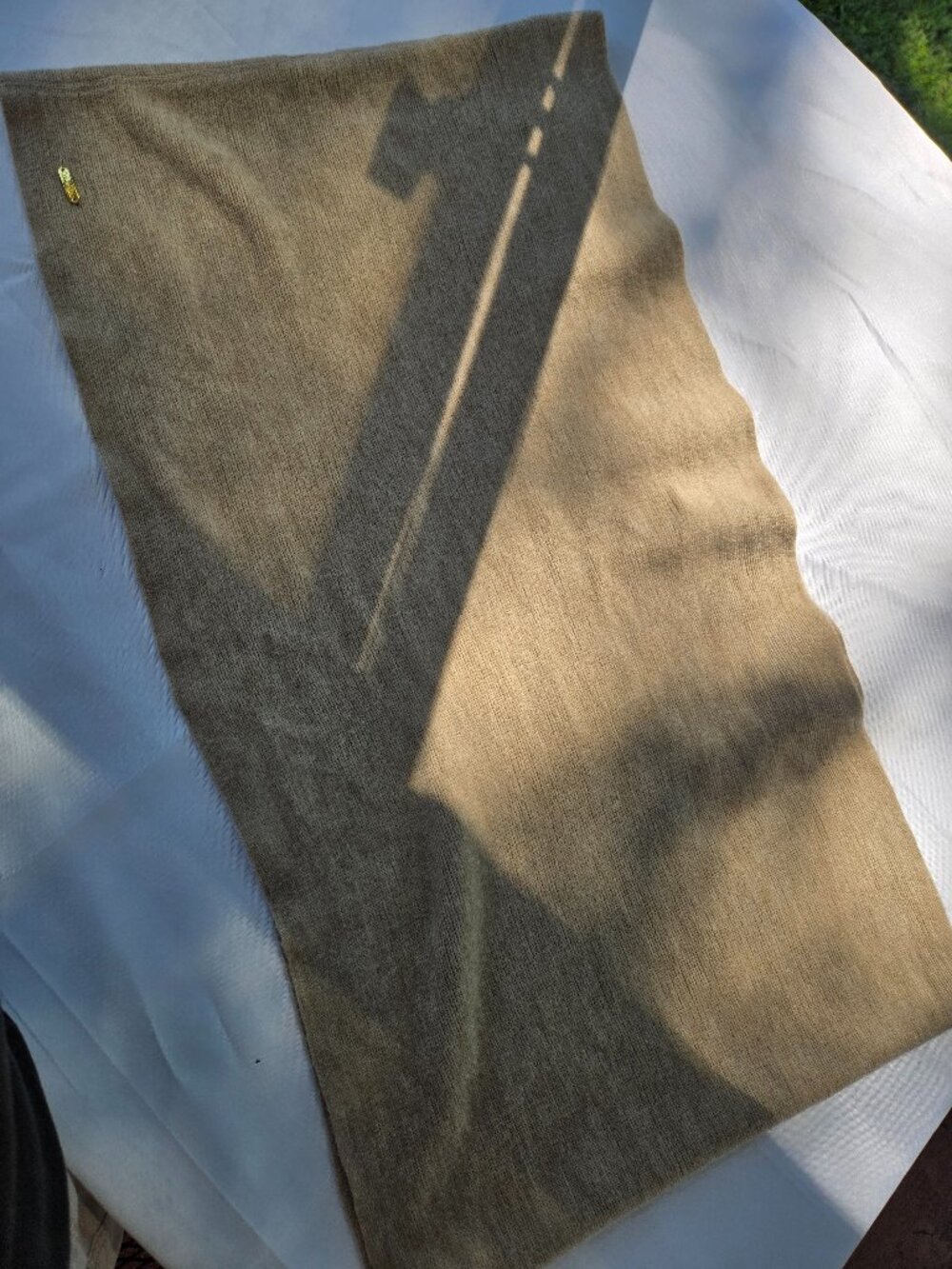 Beige & Cream Calvin Klein Soft Lightweight Infinity Scarf